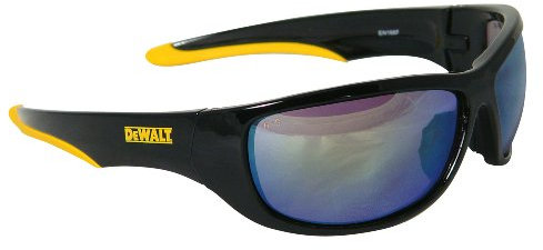 Dewalt DPG94-YC Dominator Safety Glasses, Yellow Mirror Lens
