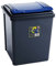 50 Litre Recycling Bin - Blue Flap/Lid