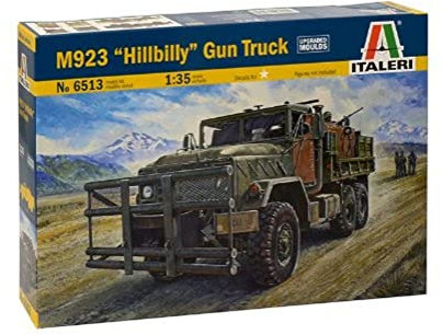 Italeri 510006513 M923 Hillbilly Gun Truck Fahrzeug Modellbausatz, Mehrfarbig, 1:35