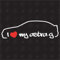 I love my Opel Astra G - Sticker, Bj. 98-05
