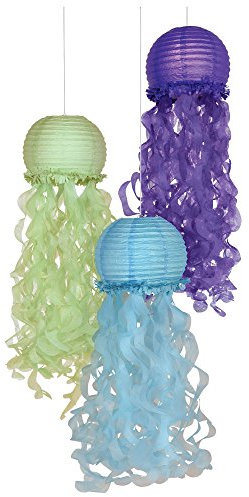 (PKT) Mermaid Wishes Jellyfish Lanterns 24.1cm (3 pk)