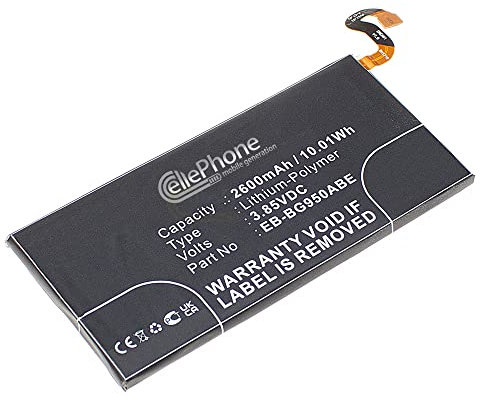 cellePhone Batterie Li-Polymer Compatible avec Samsung Galaxy S8 (SM-G950F) (Remplacement pour EB-BG950ABE)