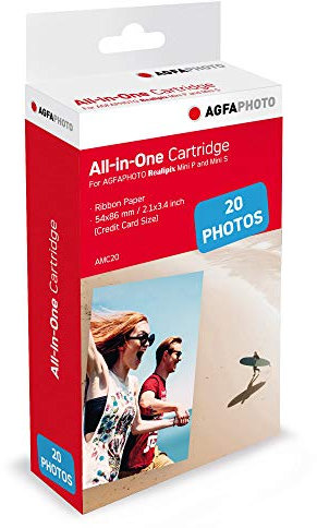 AgfaPhoto AGFA Fototapete für 20 Fotos, 5 x 8, 6 cm