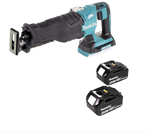 Makita DJR 360 M Scie sabre sans balais 36 V 2 x 18 V + 2 x 4 Ah Batterie sans chargeur