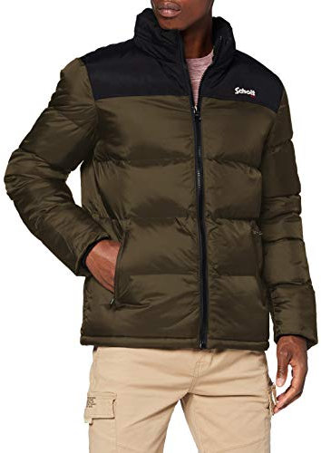 Schott NYC UTAH Jacket Mixte, Kaki, XXL