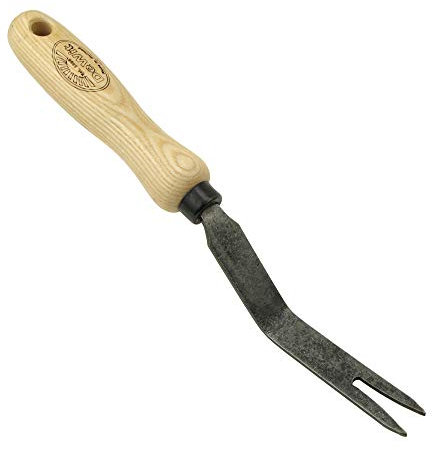 DeWit Unkraut-Gabel 28,5 cm I Profi Garten-Gabel aus geschmiedetem Borstahl I Unkrautstecher in Bester Qualität I Premium Gartenzubehör I Gänseblümchen-Gabel I Garden Tools – Made in Holland