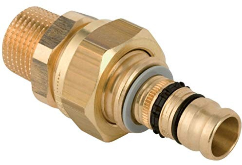 Geberit Mepla Fitting Winkel Muffe Übergang T-Stück Verschraubung Reduktion Kupplung (Übergangsverschraubung AG, 20 mm x 1/2)