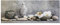 Glasbild - Zen Buddha mit weißen Orchideen - Panorama 50 x 125cm