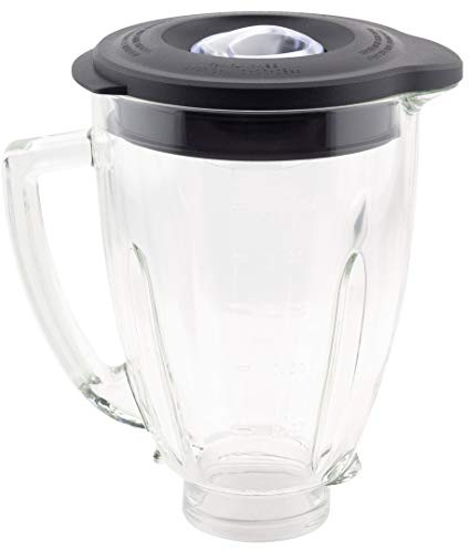 6-Cup Glass Jar Replacement Part 124461, Includes Lid, Compatible with Oster Classic Series Blender