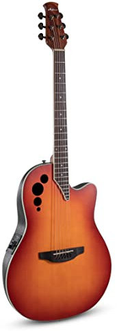Applause E Akustikgitarre Elite AE48-1l honeyburst satin Super Shallow Cutaway