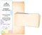 Briefpapier mit Umschlag Briefpapier-Set Vintage orange Motivpapier für Einladungen Hochzeit Urkunden (20 Blätter + 20 Umschläge)