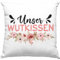 Trendation Wutkissen Kissen mit Füllung 40x40 Geschenk Lustiger Spruch Wut-Kissen (Grün)