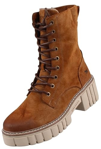 MUSTANG 1447-506 cm, Schnuer-Booty Mujer, marrón castaño, 39 EU