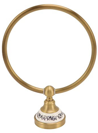Handtuchring, Antik-Messing, Runder Handtuchhalter, Wandmontage, Badezimmer-Handtuchhalter, Badetuch-Aufhänger für Moderne Badezimmer-WC-Küchen-Aufbewahrung