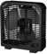 shinic 10 Tabletop Box Fan for Bedroom, 2 Speeds, Quiet Table Fan with Strong Airflow, Energy Efficient Small Box Fan, Portable Kitchen Exhaust Fan for Bedroom Bathroom Office Dorm Workshop, Black