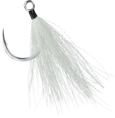 BKK LONEDIABLO Bucktail Einzelköderhaken, 5 x Salzwasser-Ultra-Rost-Beschichtung, handgeschliffene Spitze, springende Stickbaits