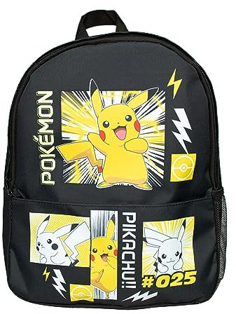 Blueprint Collections Pikachu Rucksack | Schultasche Kinder | Jungen Pokemon Tasche