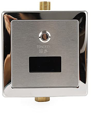 HarBin-Star Automatischer Urinal Spülventil Automatik Sensor Toilette Urinal Spülung Wandmontage Induktiven Toilettenventile Sensing Abstand 15-30cm DC6V Batteriebetrieben