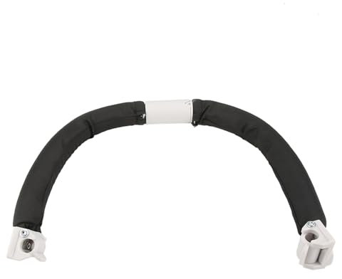 Verstellbarer Kinderwagen-Lenker, Armlehne, Stoßstangenstange, Faltbares Arm-Design, Einfacher Ein- und Ausstieg für Runde Rohre (BLACK)