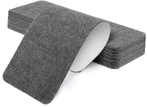 Veemoon 15stücke Anti-rutsch-streifen Für Treppen Rutschfeste Treppenstufen Aus Polyestermaterial Installieren Ohne Klebstoff Schlicht Und Stilvoll Für Verschiedene Dekorationsstile