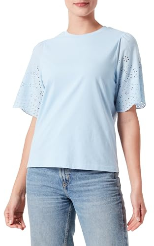 YAS Female T-Shirt YASLEX Broderie Anglaise | T-shirt