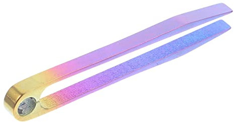 BESTonZON Titaniumlegierung Pinzette Mini Reise Camping Werkzeug Leicht Edelstahl Cnc Miniatur Pinzette Für Outdoor Bergsteigen Präzise Elastisch Rostfrei