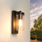 Ledvion - LED Wandlampe Mit Sensor, E27 Fassung, IP44, Schwarz, Außenlampe, Außenbeleuchtung