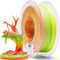 ZIRO Matt Multicolor PLA Filament 1.75mm, Schneller Farbwechsel Matte 3D Drucker Filament, 1kg Spule für Die Meisten FDM 3D-Drucker, Maßgenauigkeit +/-0.03mm, Tropisch