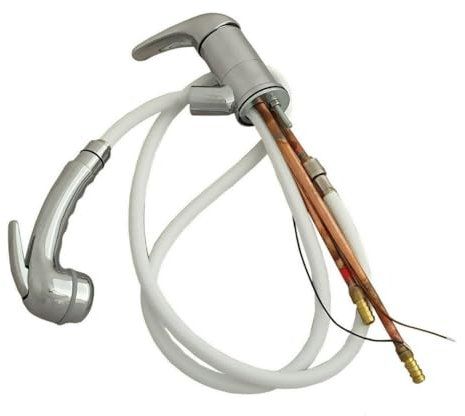 Roma Caravan Shower Mixer Water Tap 12V Micro Switch Pull Out Trigger Head