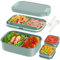 Winproper 1,871.1 g Lunchbox für Erwachsene – Bento Box 1960 ml, 100% auslaufsicher, BPA-frei, spülmaschinen-/mikrowellengeeignet, Grün
