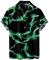 Kurzarm Hemden Blitzschlag Drucke Sommerhemd Button Down Hawaiihemd Funky Hemd Herren Urlaub Strandhemd Lässiges Freizeithemd Oberteile Hippie Lustige Hawaii Hemd