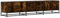 vidaXL Meuble TV chêne fumé 180x35x41 cm Bois d'ingénierie, Support TV, Buffet TV, Meuble multimédia, Banc TV, Meuble HiFi, Centre de Divertissement