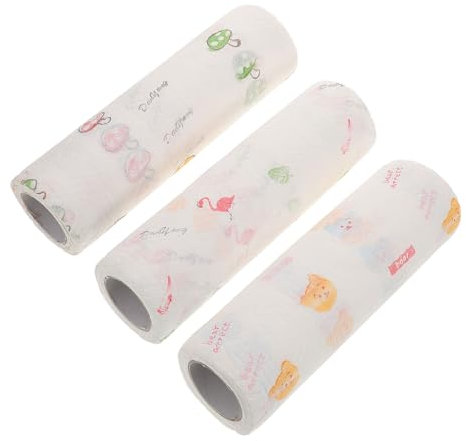 FRCOLOR Papel Absorbente De Aceite De Cocina Colorido Para Uso Diario De Papel Impreso Rosa Diseño Aleatorio