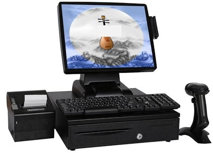Elektronische Registrierkasse, Touchscreen-Registrierkasse mit FVD Für Einkaufszentren und Convenience Stores