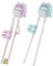 2 Pairs of Cute Dinosaur Chopsticks - Dinosaur Training Chopsticks - Reusable with Silicone Finger Ring - Ideal for Boys and Girls
