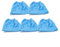 Lot de 5 sacs filtrants lavables en tissu pour Parkside pour PNTS 1300 C3 IAN 102791 et fiable
