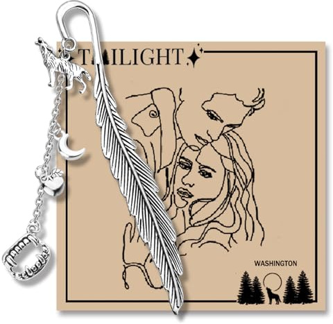KUIYAI Vampir-Lesezeichen für Romantikbuchliebhaber, Fantasy-Leser-Geschenk, Romantikbuch-Club-Geschenk, Lesegeschenke (teethHeartUK)
