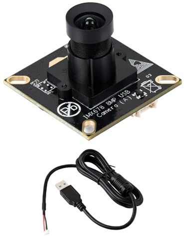 Waveshare IMX678 8MP M12 USB Camera Module, IMX678 Sensor Chip, USB2.0 Port, Better Sensitivity in Low-Light Condition, Easy to Use