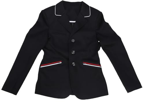 Abrigo Ecuestre para niños, Chaqueta de equitación Elegante, Ligera y Transpirable para Entrenamiento de competición, equitación Diaria (160)