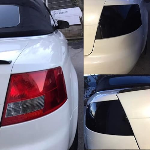 1A Style Sticker Folie TIEFSCHWARZ Rückleuchtenfolie Verdunklungsfolie Auto Scheinwerfer Tönungsfolie Dark Black Vinyl