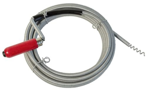 Dönges Eje para limpieza de tuberías, longitud 10 m, diámetro de 8,0 mm (espiral de limpieza de tuberías)