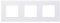 Luxus-Time Steckdosen Lichtschalter Wandschalter Wechselschalter USB HDMI uvm. Glasrahmen (3-Fach Rahmen Weiß Glas)