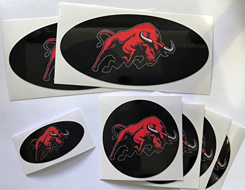 Emblem Folie Typ K3 Aufkleber Red Stier 7 Teilig Grill Heck Lenkrad Alufelgen