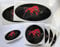 Emblem Folie Typ K3 Aufkleber Red Stier 7 Teilig Grill Heck Lenkrad Alufelgen