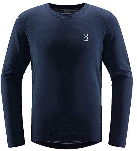 Haglöfs L.I.M Mid Rundhals Oberteil Herren blau Größe XL 2021 Langarmshirt