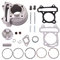 WOOSTAR 47mm Große Bohrung Komplette Zylinderbaugruppe Ersatz für GY6 4 Takt Taotao 49ccm 50ccm ATV Roller 139QMA 139QMB Motor