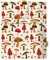 Couverture de livre - Couverture de livres pour livre broché, tissu lavable,imperméable,protecteur de livre - housse de protection pour tablette pour adulte Idée Cadeau (Mushroom)
