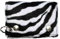 Nix Gut - Zebra Geldbeutel Punk Biker Rockabilly Damen Mehrfarbig Kunstleder Zebrafell 5 Taschen Reißverschluss Kette Erwachsene