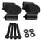 Yctze Motorcycle Handlebar Riser Clamp,Universal Hand Bar Riser Aluminum Alloy Handbar Riser 7/8'' 22mm Motorcycle Handbar Rising Clamp(Black)