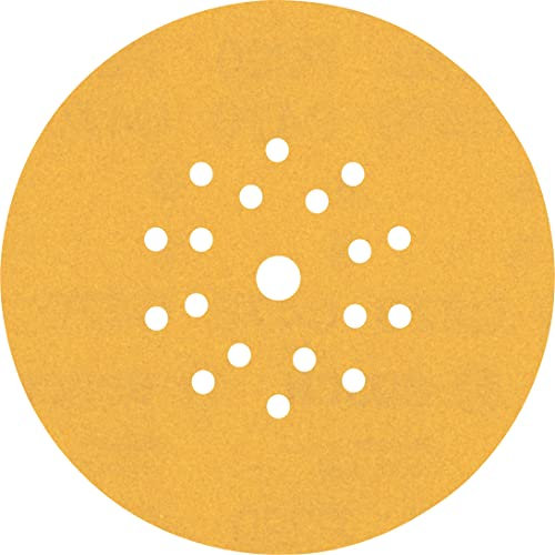 Bosch Professional 25x Feuilles abrasives Expert C470 à 19 trous (pour Bois dur, Peinture sur bois, Ø 225 mm, Grain 220, Accessoires Ponceuse pour cloison sèche)